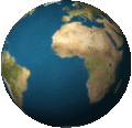 another gif of the earth spinning but this one is smaller