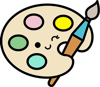 Art palette clipart